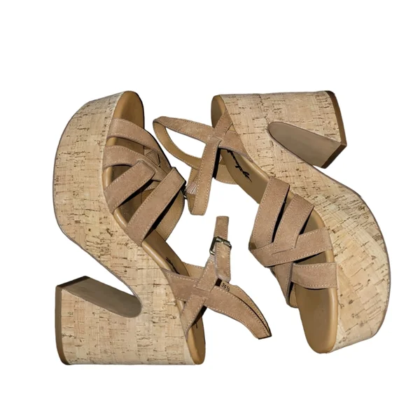 Free People Lisbon MJ Platform Sandals Size/39.5 - Picture 4 of 8